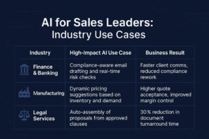ai for sales leaders use cases