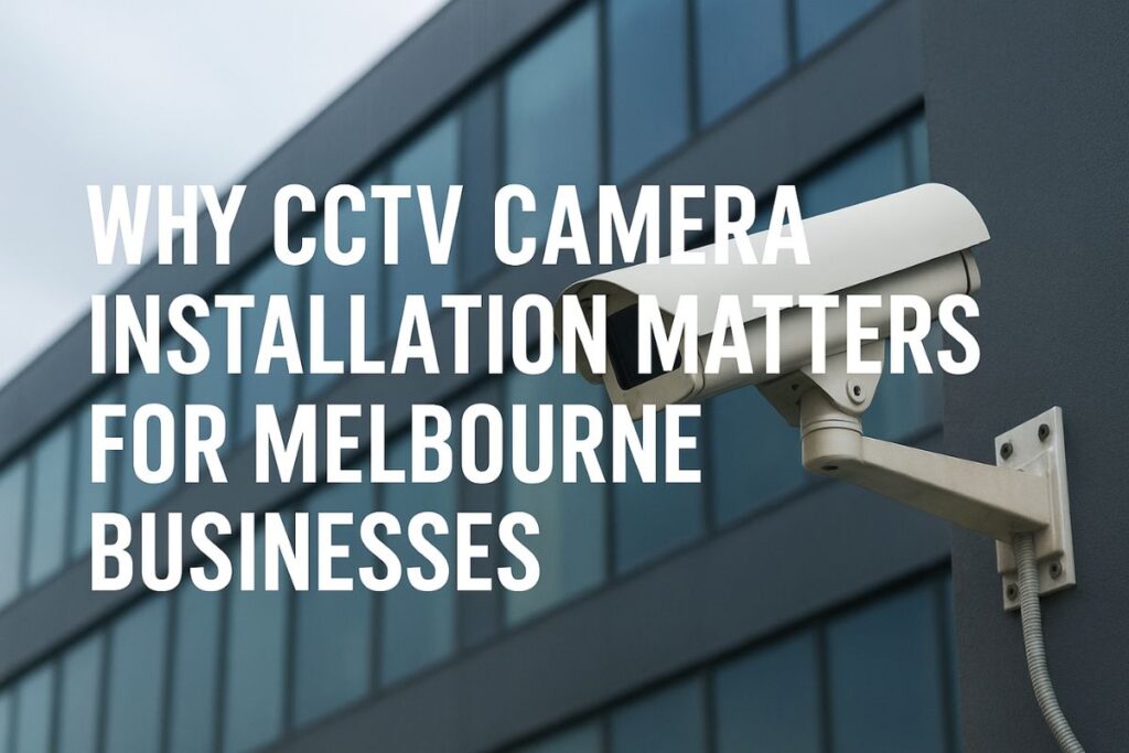 Why CCTV Camera Installation Matters for Melbourne Businesses