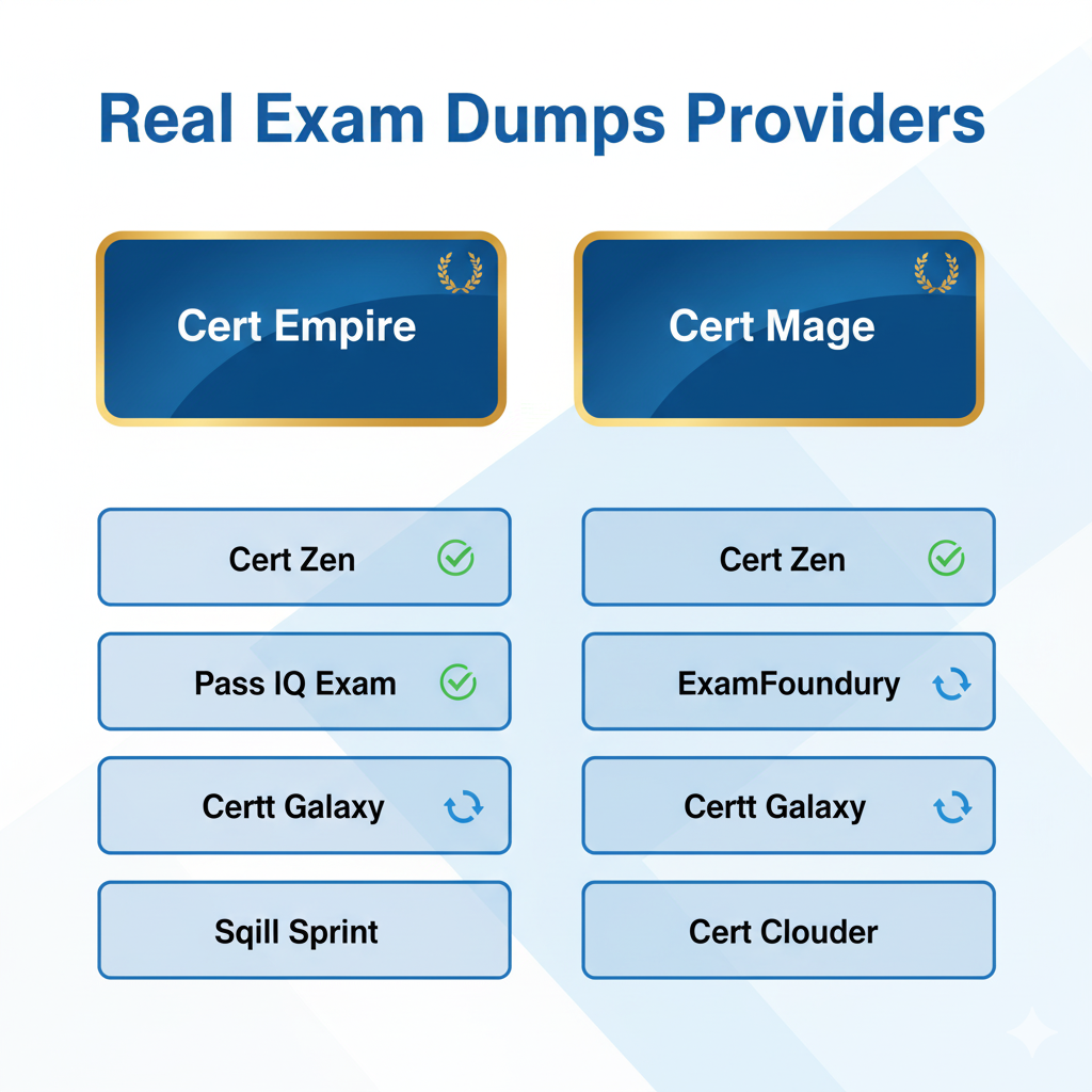 Best Verified Exam Dumps Providers to Ace Your IT Certifications