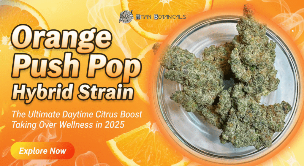 Orange Push Pop Hybrid Strain
